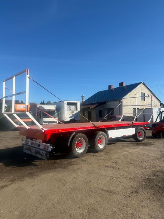 Przyczepa rama platforma do bel slomy siana