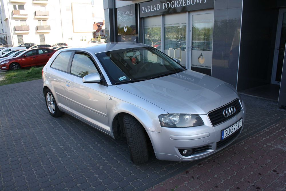 audi A3 8P 2003r 1.6mpi,3 drzwi,ładny