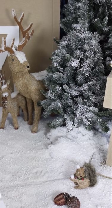 Cenário de Natal Fotografia - Estábulo das Renas