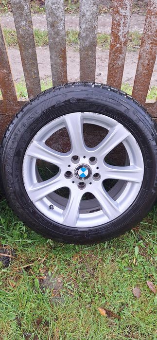 Opony Dunlop zimowe 225/55 r17 Run Flat z alufelgami BMW