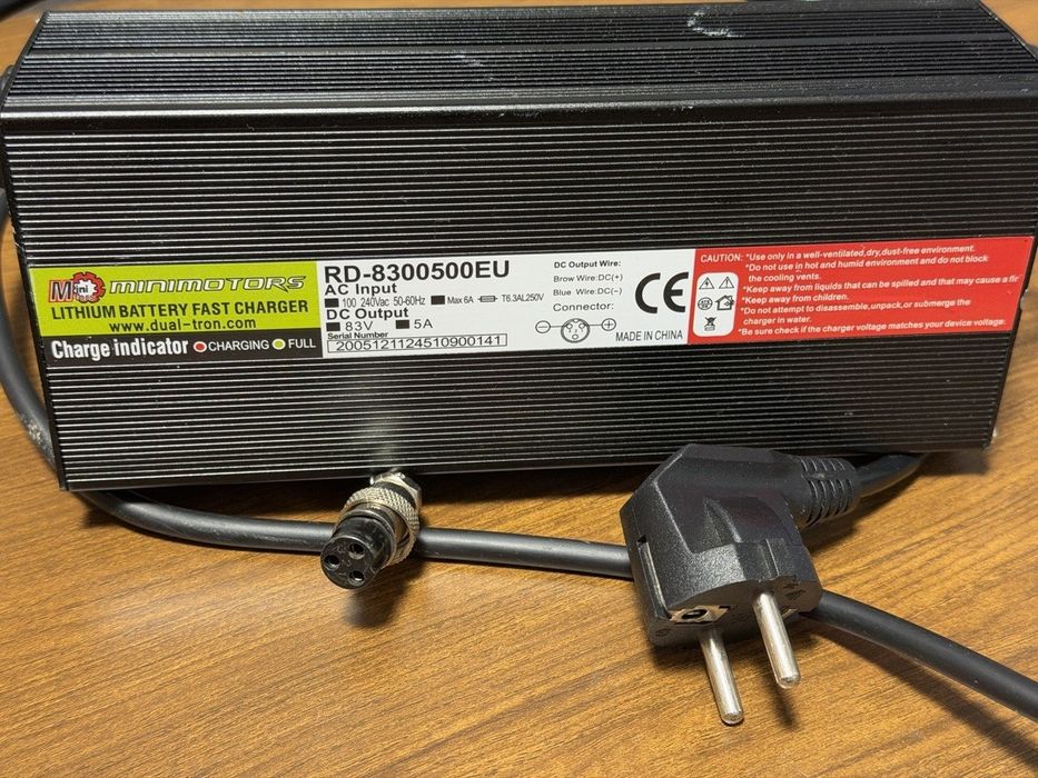 Швидка зарядка Minimotors Dualtron 83V 5A (RD-8300500EU)