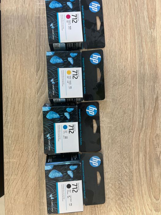 Tusze do drukarki HP 712 oryginalne