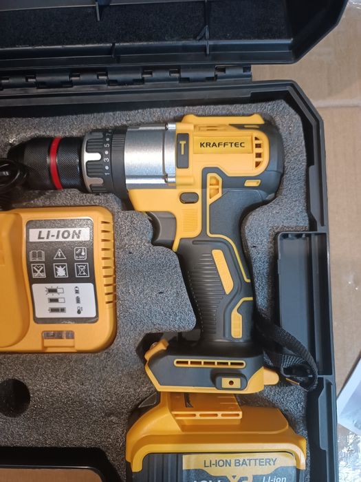 Набір 2 в 1 гайковерт і шуруповерт безщітковий 2 АКБ в кейсі 48Вт