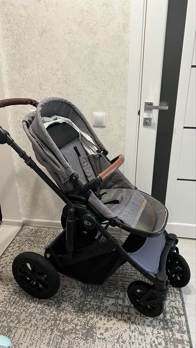Коляска 2 в 1 Kinderkraft Prime Gray + Mommy Bag