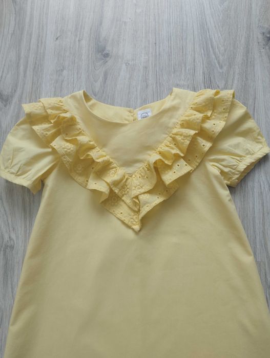 3 Sukienki smyk r.110 + bolerko coccodrillo