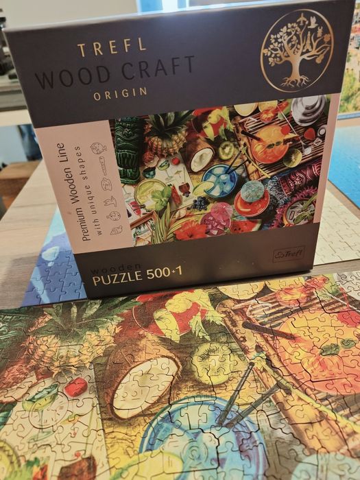 Puzzle Trefl Wood Craft 500 el.