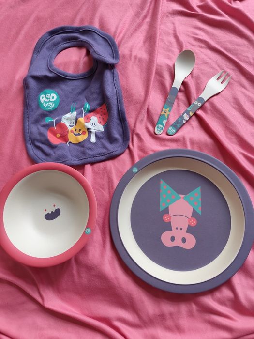 Набор детской бамбуковой посуды