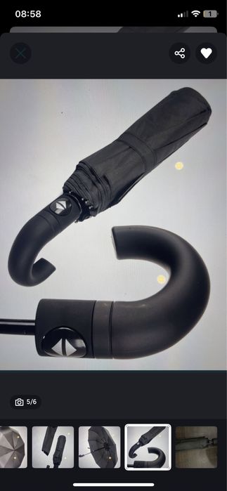 Elegancki parasol składany automatycznie 48tknt