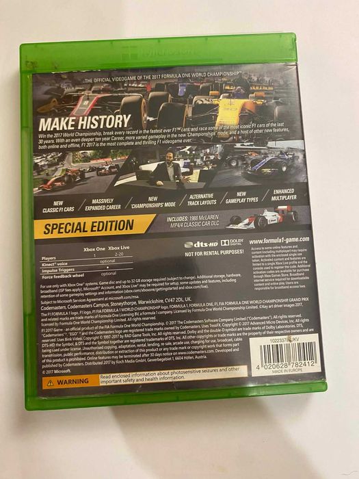 Gra- F1 2017 — Xbox One