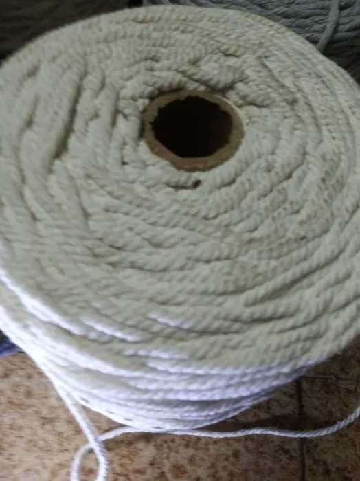 Fio de Macramé Algodão Bobines 3 e 5mm