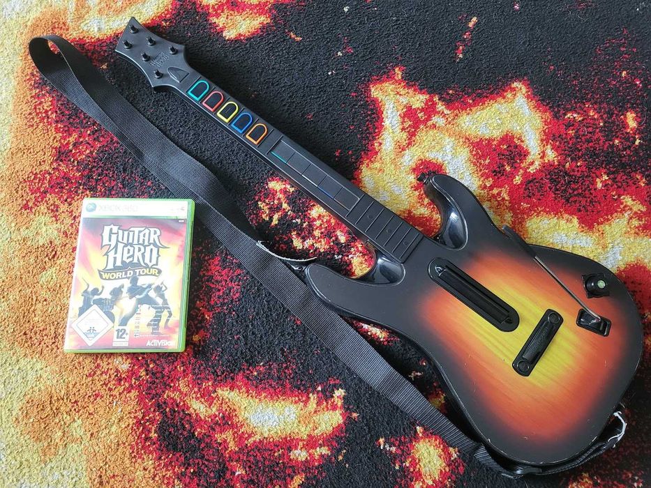 Gitara Xbox 360 + Gra Guitar Hero Wold Tour, Skup/Sprzedaż