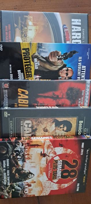 5 DVD com filmes