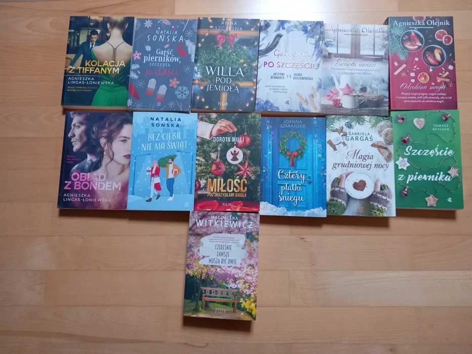 Zestaw ksiązek literatura obyczajowa