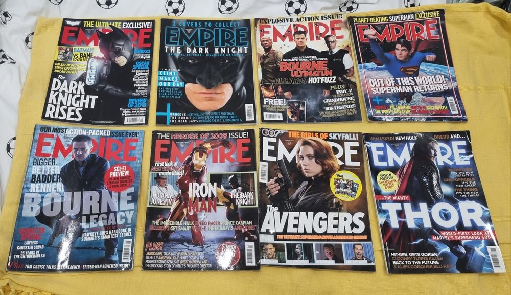 11 Revistas Empire de Coleçâo em Inglês  ver fotos