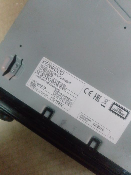 Автомагнітола KENWOOD KDC-100UR USB, AUX, CD