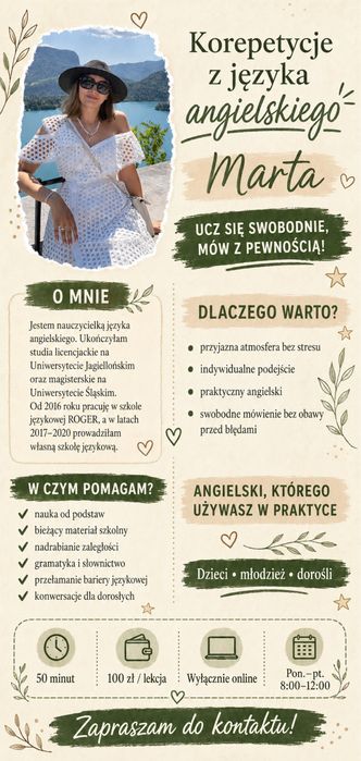 Korepetycje z jezyka angielskiego