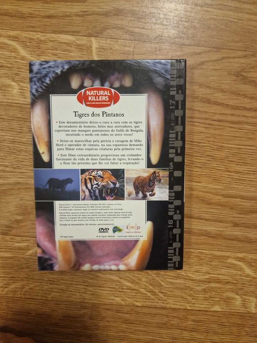 DVD Tigres dos Pântanos com Guia