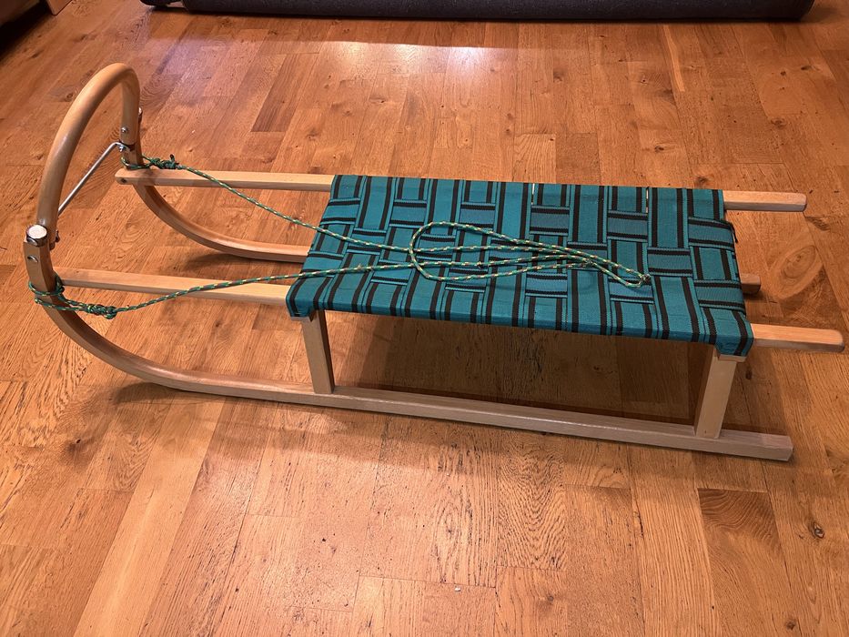 Sanki SULOV drewniane tradycyjne dwuosobowe 120cm