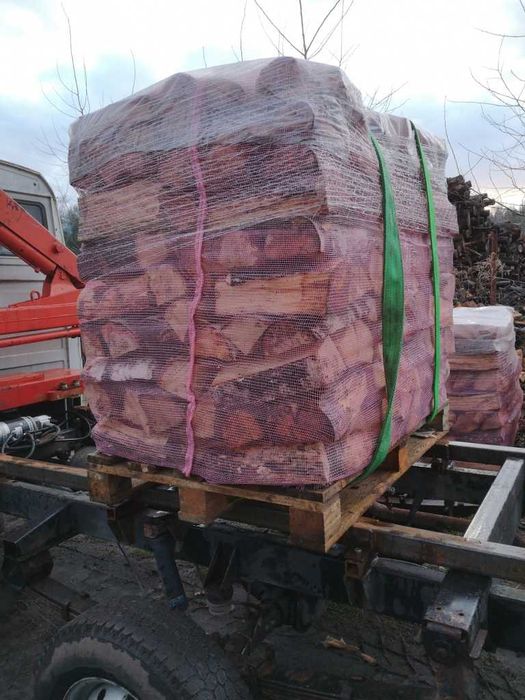 Drewno kominkowe i opałowe paletowane OSIKA