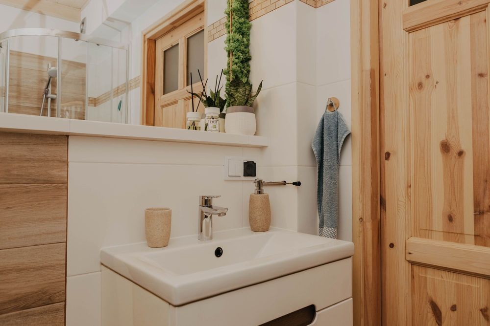 Domek chatka z klimatem w górach BALIA sauna KOMINEK luksus