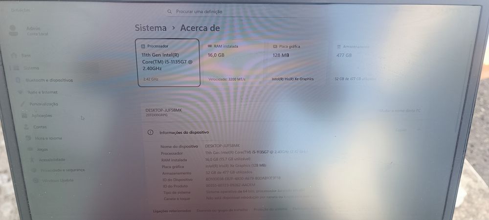 Lenovo E15 E15  11°Geraçao