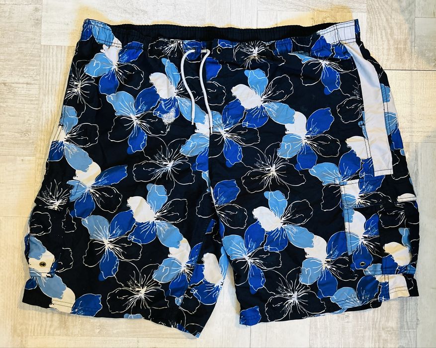 Spodenki męskie kąpielowe niebieskie 2XL