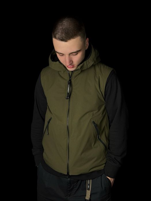 c.p. company pro tek goggle vest khaki оригинал