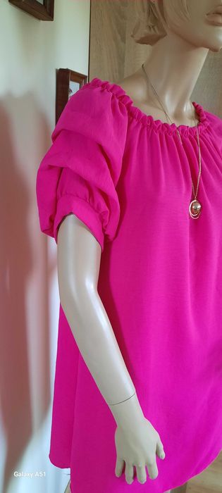 Sukienka fuksja hiszpanka