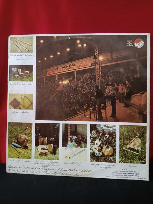 Lote 6 discos vinil Música Popular Portuguesa / Folclore (Júlio Pereira, Quim Barreiros
