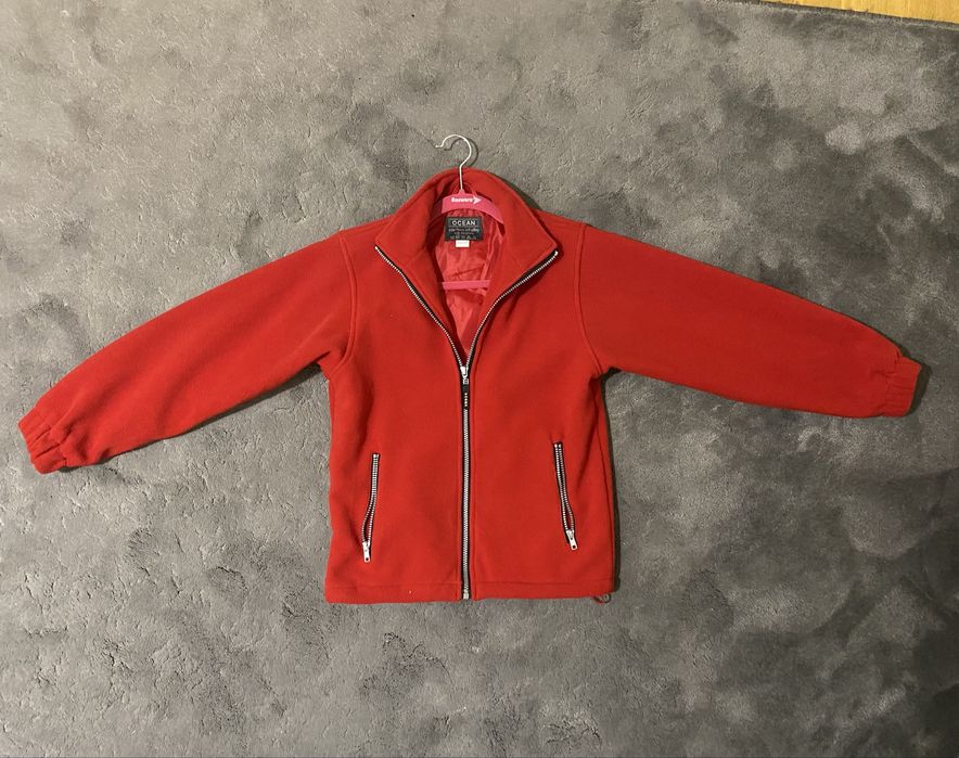 Bluza polar czerwony ocean unisex 10lat