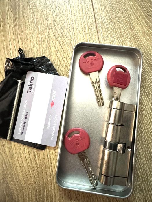 Canhao e Chaves para Porta blindada “Astral Tekno “ Cisa