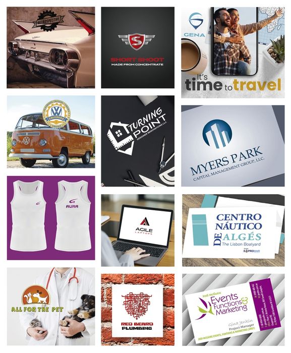 Trabalhos gráficos, design gráfico