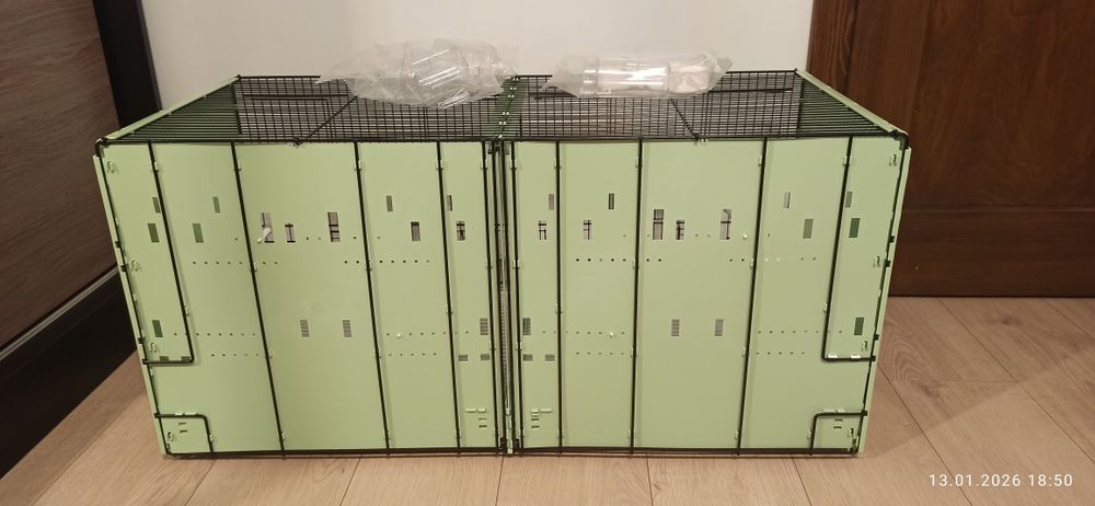 Klatka 2GR typ 421 zielona 90/40/40. 2 sztuki