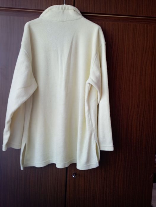 Bluza damska sportowa kremowa  44/XXL