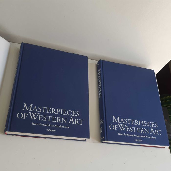 2 Livros Grandes Masterpieces of Western Art - Taschen
