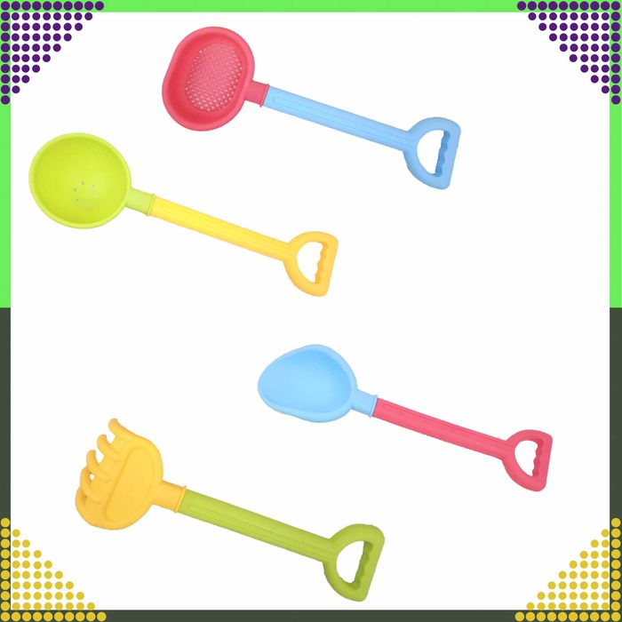 Wiaderko Zestaw8szt Zabawek Plażowych Ogrodowych do Piaskownicy Dzieci