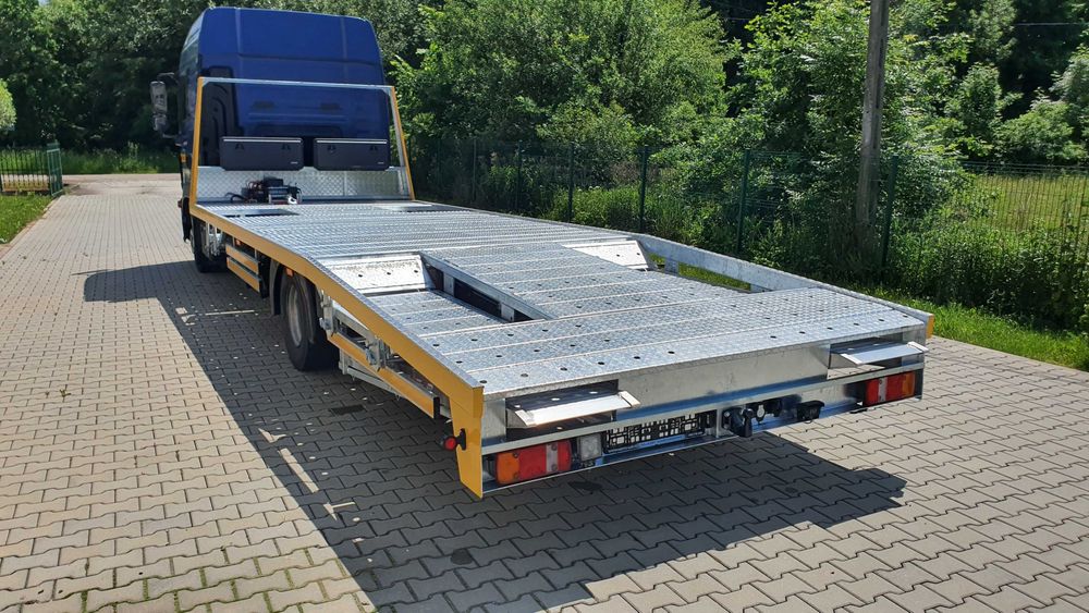 Zabudowa MAN TGL najazd laweta platforma pomoc drogowa małopolskie