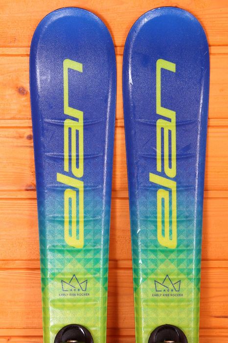 Narty dziecięce Elan Jett 110 cm + Elan 4.5, Rocker, U-Flex, Grip Walk !!!