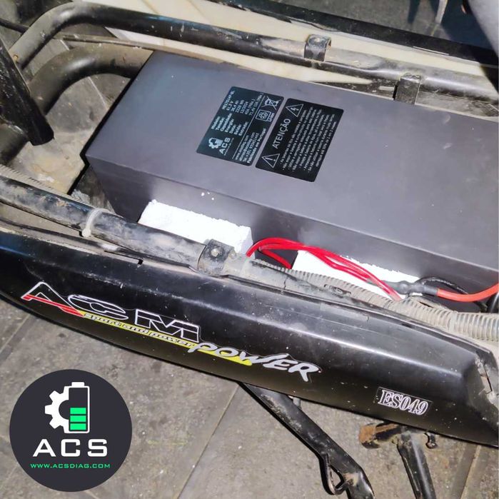 Bateria Lítio 60V 40Ah - 100km Mota elétrica