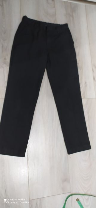 Spodnie wizytowe eleganckie czarne 146 M&S