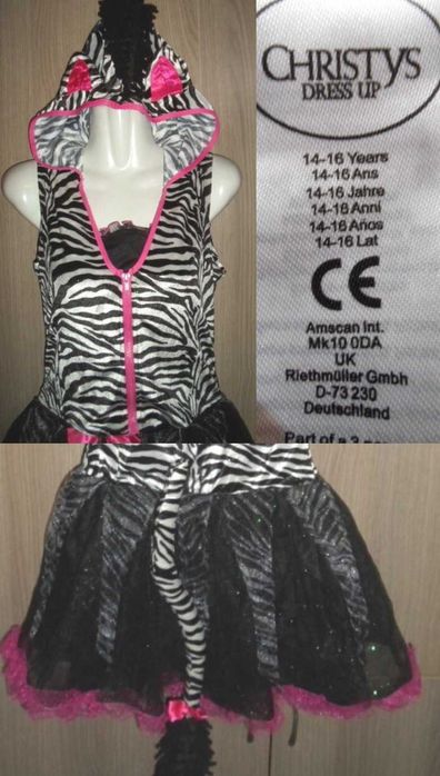 карнавальный Зебра Мушкетер Пират Викинг размер M/L/XL