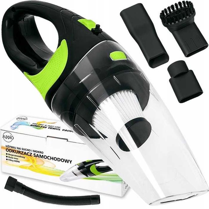 Bezprzewodowy Mocny Odkurzacz Samochodowy Auto Ręczny Usb Akumulator