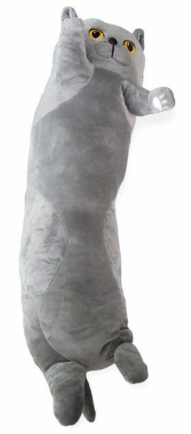 М'яка іграшка кіт батон 65см, Кіт обіймашка, Іграшка для дітей