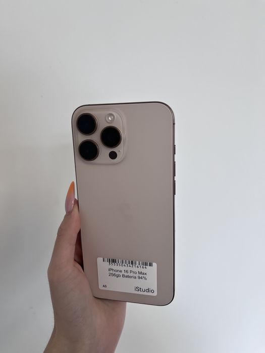 RATY 0% iPhone 16 Pro Max 256 GB BATERIA 94 % GWARANCJA 12 miesiecy !!!