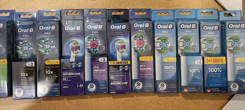 Насадки Oral-B Cross Action Pure 3D для электрической зубной щетки