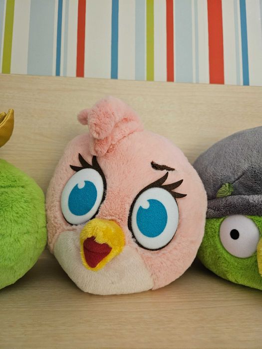 Colecção de 10 Peluches dos Angry Birds