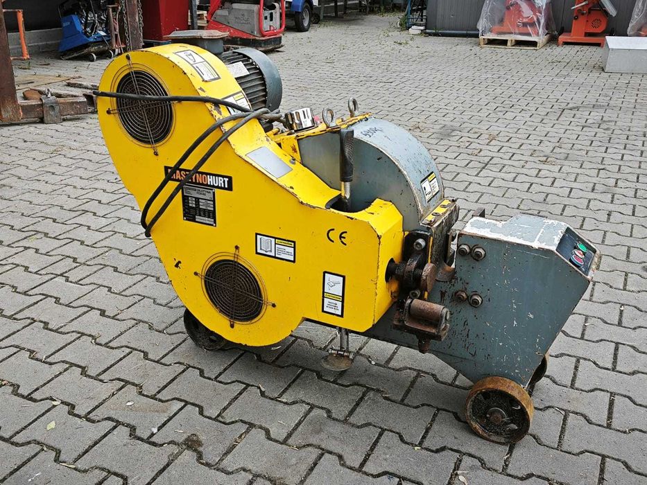 Gilotyna Nożyce mechaniczne elektryczne FOX 46 do cięcia drutu prętów stali do Ø 46mm żelbety szalunki
