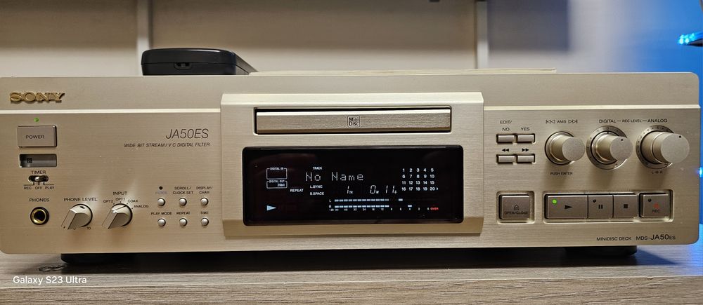 SONY ESPRIT JA50ES  MD deck + oryginalny pilot-idealny stan