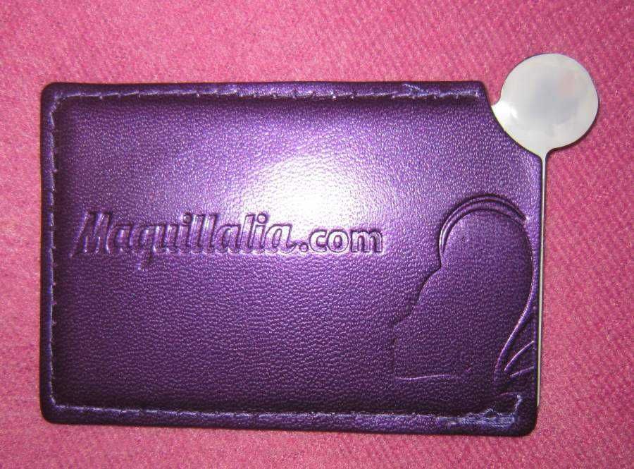 Espelho de Bolso Maquillalia – Ultra Fino com Capa Roxo Metalizado