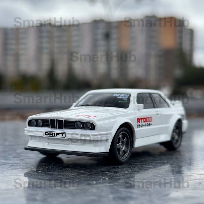 Міні Дрифт машинка BMW Е30 Mini Drift Біла на радіокеруванні 1:43 БМВ